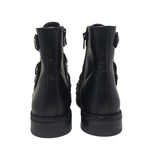 Maje Fortuna Studded Leather Boots Black SOLD OUT ONLINE Women's - Picture 8 of 16